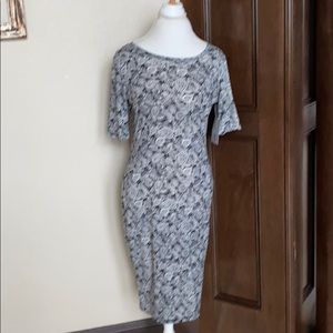 NWT LuLaRoe Black and White Pattern Dress